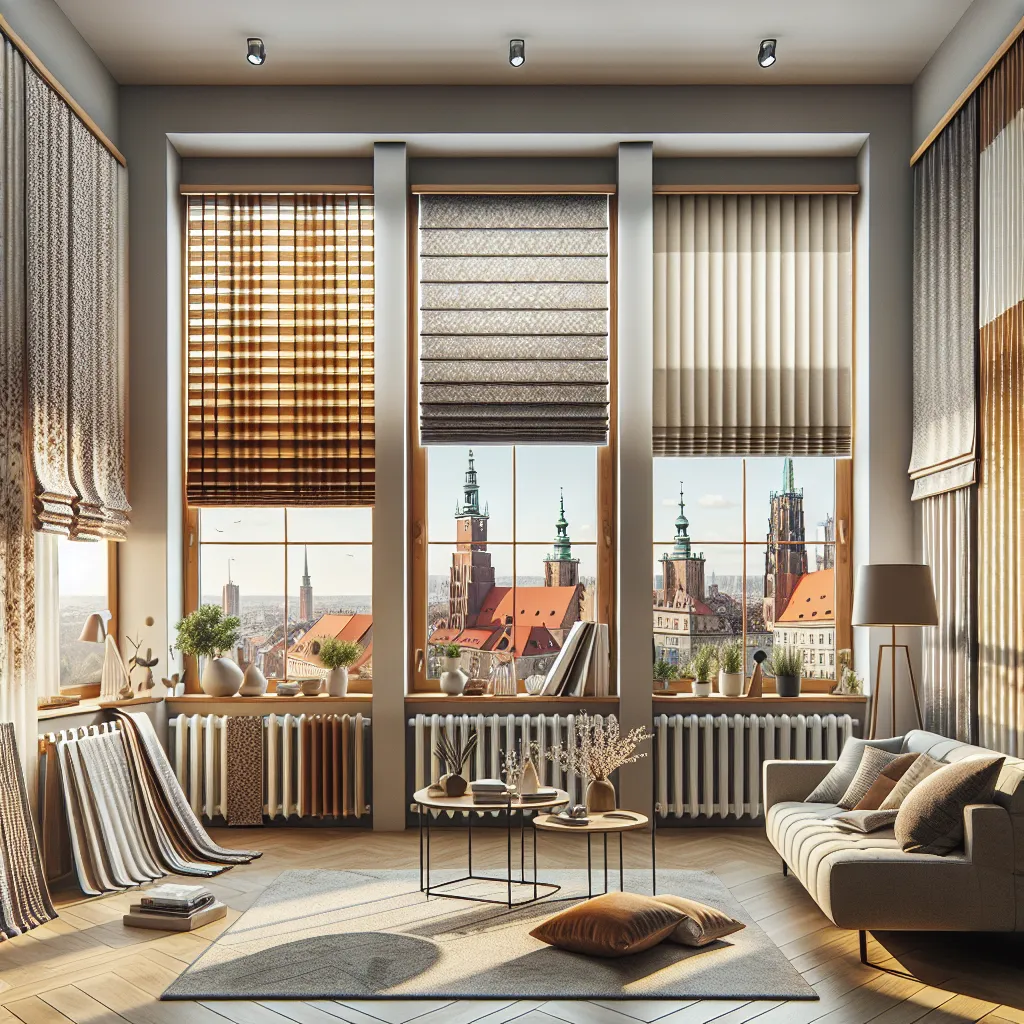 Stylowe osłony okienne dla Wrocławia rolety, żaluzje, plisy i moskitiery na wymiar
